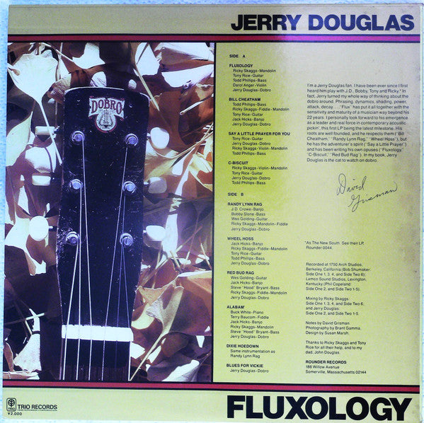 Jerry Douglas - Fluxology (Vinyl, LP, Promo) Very Good Plus (VG+) / Very Good Plus (VG+)