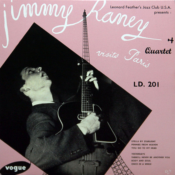 Jimmy Raney Quartet - Jimmy Raney Quartet Visits Paris (Vinyl, 10", Album, Remastered, Mono) Very Good Plus (VG+) / Very Good Plus (VG+)
