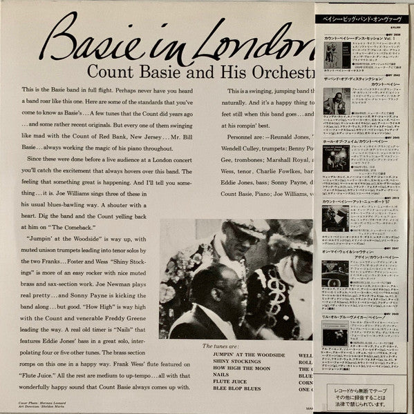 Count Basie Orchestra - Basie In London (Vinyl, LP, Album, Reissue, Mono) Very Good Plus (VG+) / Very Good Plus (VG+)