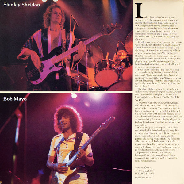 Peter Frampton - Frampton Comes Alive (2xVinyl, LP, Album, Limited Edition, Numbered, Reissue, Remastered, Stereo) Very Good Plus (VG+) / Very Good Plus (VG+)
