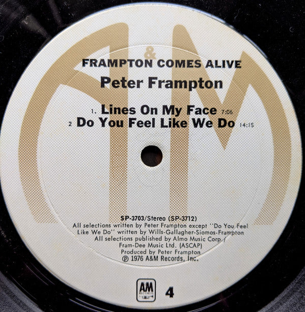 Peter Frampton - Frampton Comes Alive! (2xVinyl, LP, Album) Very Good Plus (VG+) / Very Good Plus (VG+)