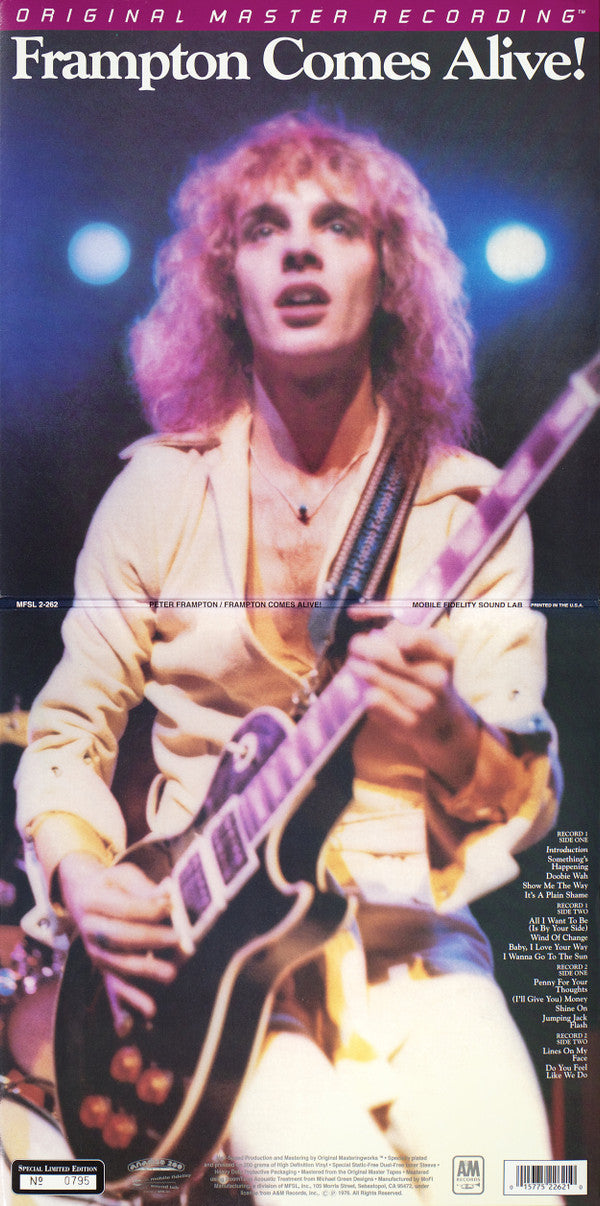 Peter Frampton - Frampton Comes Alive (2xVinyl, LP, Album, Limited Edition, Numbered, Reissue, Remastered, Stereo) Very Good Plus (VG+) / Very Good Plus (VG+)