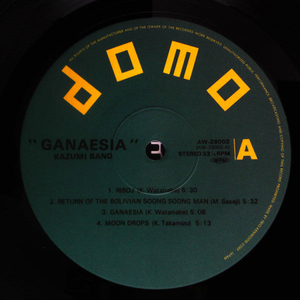 Kazumi Band - Ganaesia (Vinyl, LP)