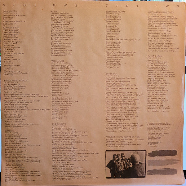 The Police - Synchronicity (Vinyl, LP, Album) Very Good (VG) / Very Good (VG)