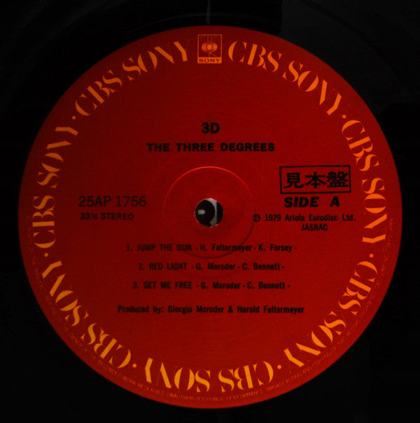 The Three Degrees - Three D (Vinyl, LP, Album, Promo) Very Good Plus (VG+) / Very Good (VG)