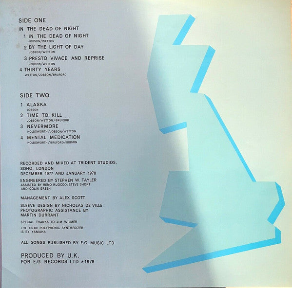 UK (3) - U.K. (Vinyl, LP, Album, Stereo)