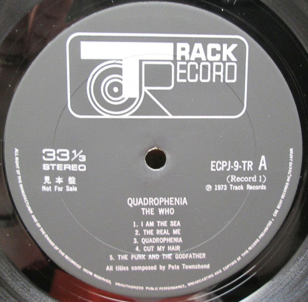 The Who - Quadrophenia (2xVinyl, LP, Album, Promo) Very Good (VG) / Good Plus (G+)
