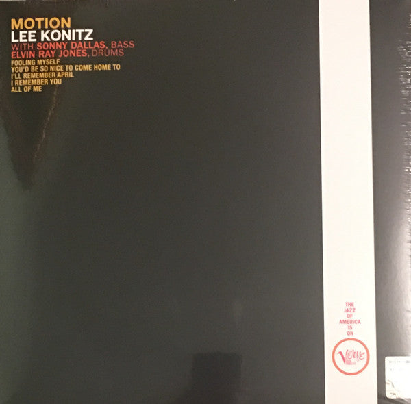 Lee Konitz - Motion (Vinyl, LP, Album, Reissue) Very Good Plus (VG+) / Near Mint (NM or M-)