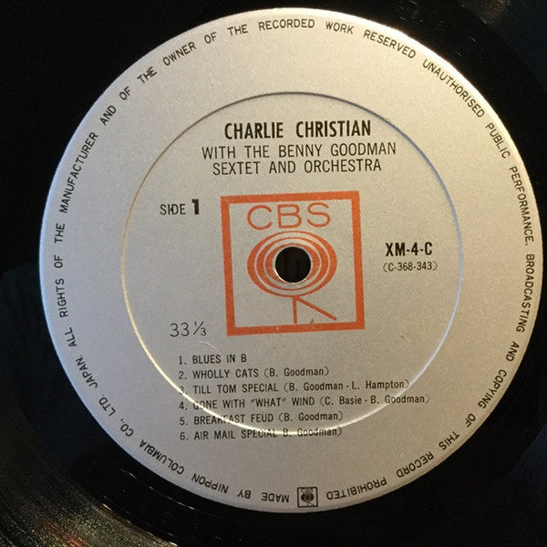 Charlie Christian - With The Benny Goodman Sextet And Orchestra (Vinyl, LP, Compilation) Very Good Plus (VG+) / Very Good (VG)