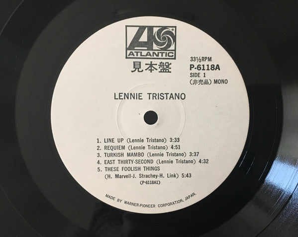 Lennie Tristano - Lennie Tristano (Vinyl, LP, Album, Promo, Reissue, Mono) Very Good Plus (VG+) / Good Plus (G+)