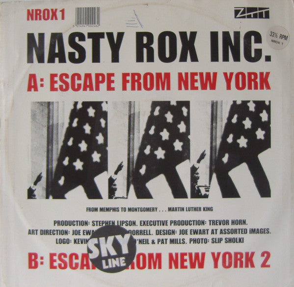 Nasty Rox Inc. - Escape From New York (Vinyl, 12", 33 ⅓ RPM, Single) Very Good (VG) / Very Good Plus (VG+)
