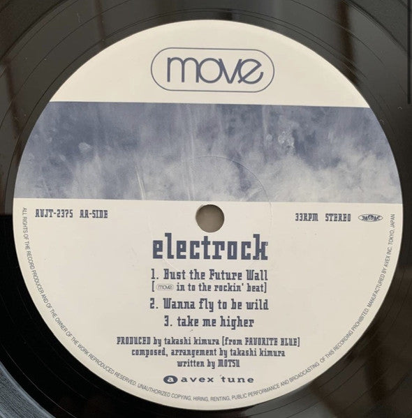 Move (2) - Electrock (Vinyl, 12", 33 ⅓ RPM, 45 RPM, Partially Mixed) Very Good Plus (VG+) / Generic