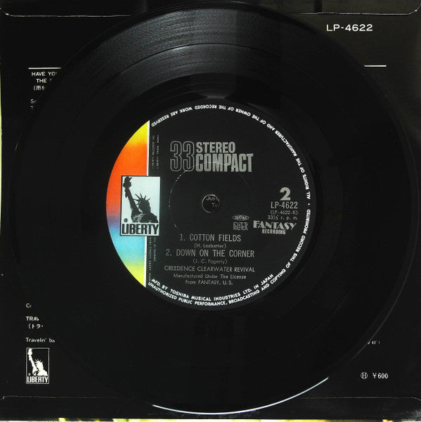 Creedence Clearwater Revival - New Best 4 (Vinyl, 7", 33 ⅓ RPM, EP) Very Good Plus (VG+) / Good (G)