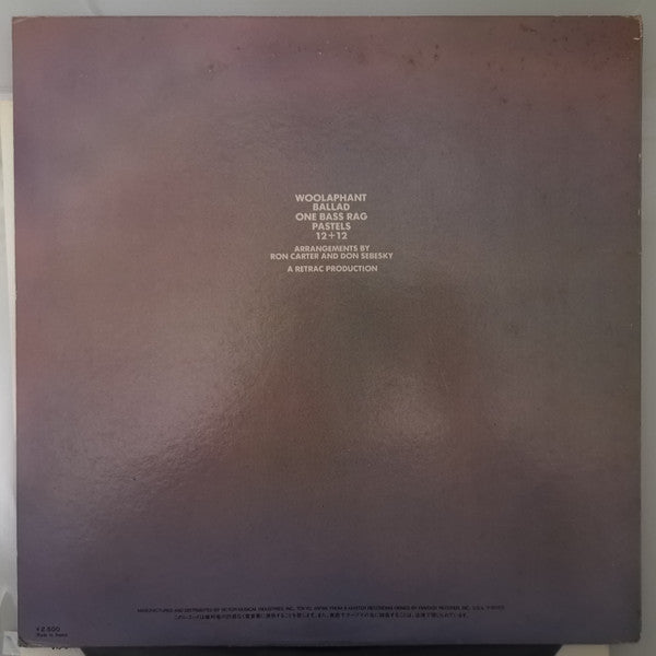 Ron Carter - Pastels (Vinyl, LP, Album, Reissue) Very Good Plus (VG+) / Very Good Plus (VG+)