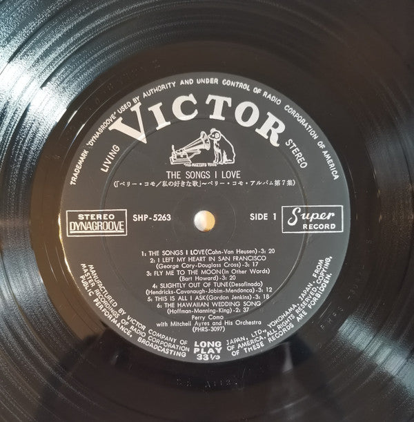 Perry Como - The Songs I Love (Vinyl, LP, Album, Stereo) Very Good (VG) / Very Good Plus (VG+)