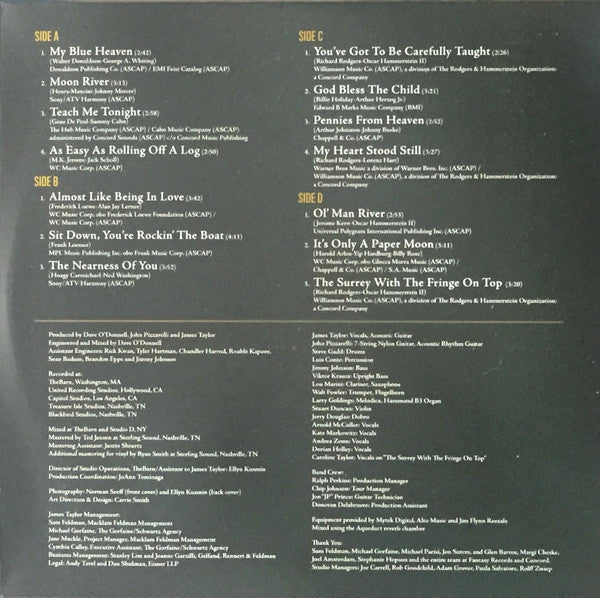 James Taylor (2) - American Standard (2xVinyl, LP, 45 RPM, Album, Limited Edition, Numbered) Very Good (VG) / Very Good Plus (VG+)