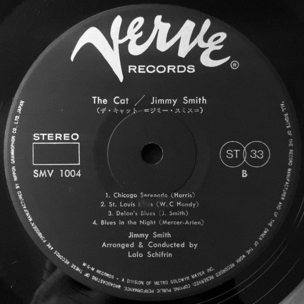 Jimmy Smith - The Cat (Vinyl, LP, Album, Stereo) Good Plus (G+) / Very Good (VG)