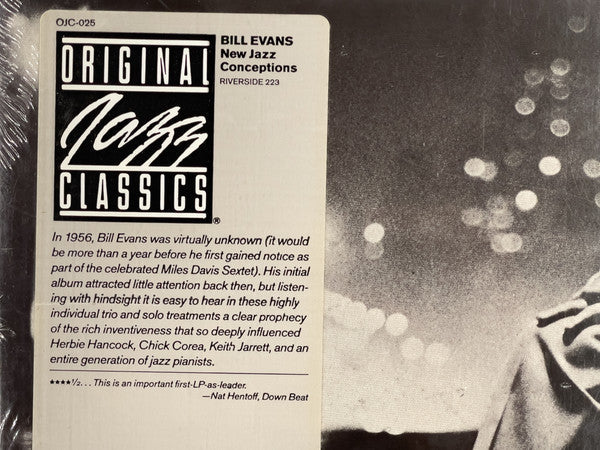 Bill Evans - New Jazz Conceptions (Vinyl, LP, Album, Reissue) Mint (M) / Very Good Plus (VG+)
