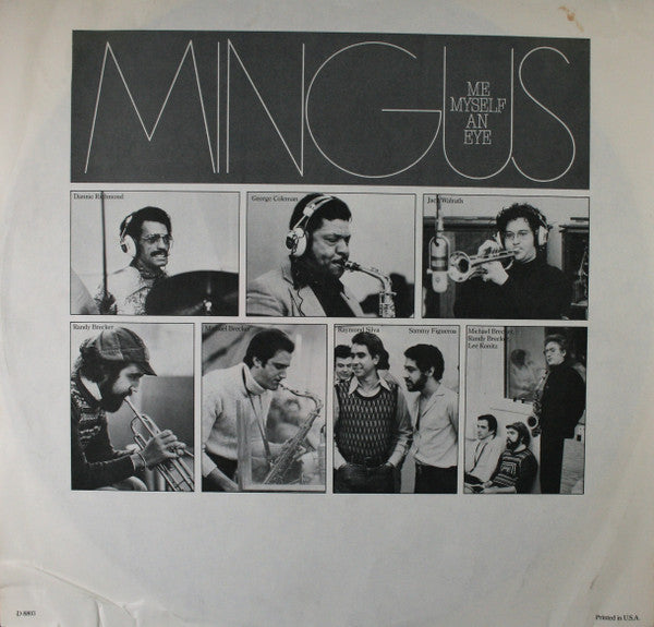Charles Mingus - Me Myself An Eye (Vinyl, LP, Album, Stereo) Very Good Plus (VG+) / Very Good (VG)