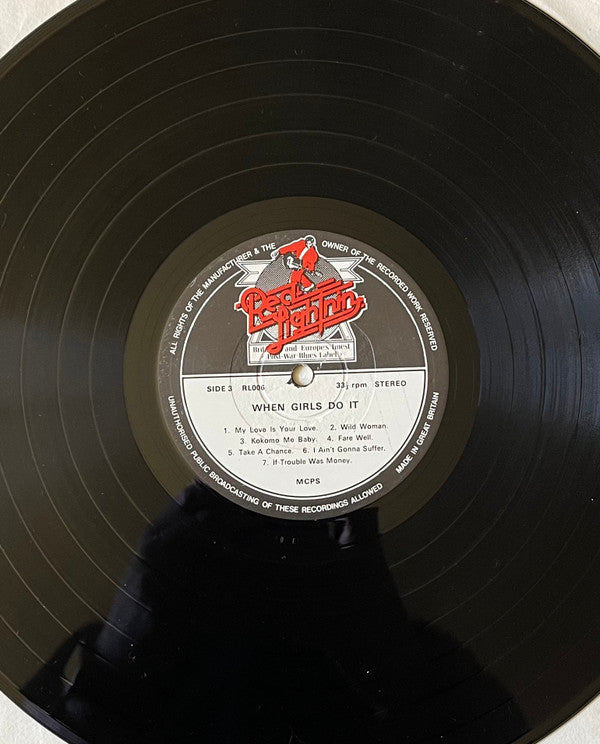 Various - When Girls Do It (2xVinyl, LP, Compilation) Very Good (VG) / Good Plus (G+)