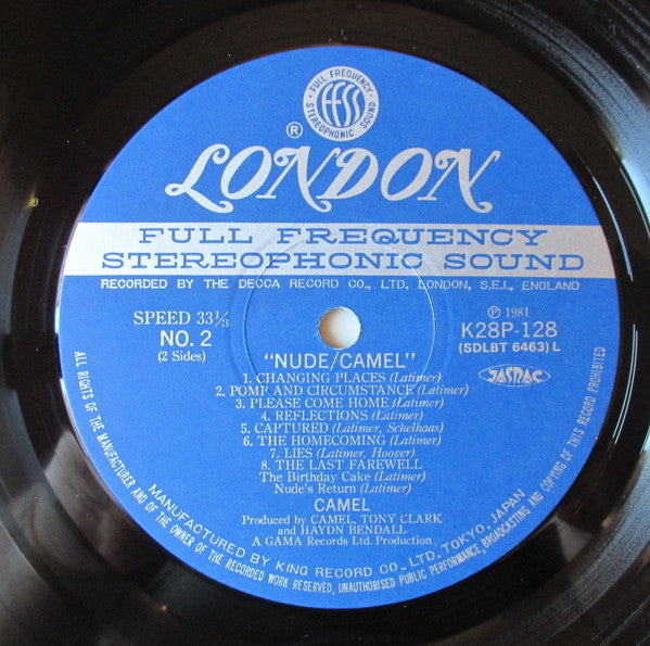 Camel - Nude = ヌード～Mr.Oの帰還 (Vinyl, LP, Album) Very Good Plus (VG+) / Very Good (VG)