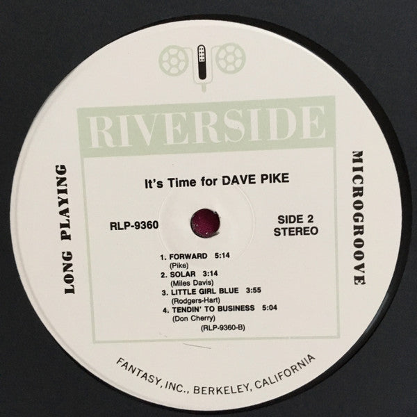 Dave Pike - It's Time For Dave Pike (Vinyl, LP, Album, Reissue, Stereo) Very Good Plus (VG+) / Very Good (VG)