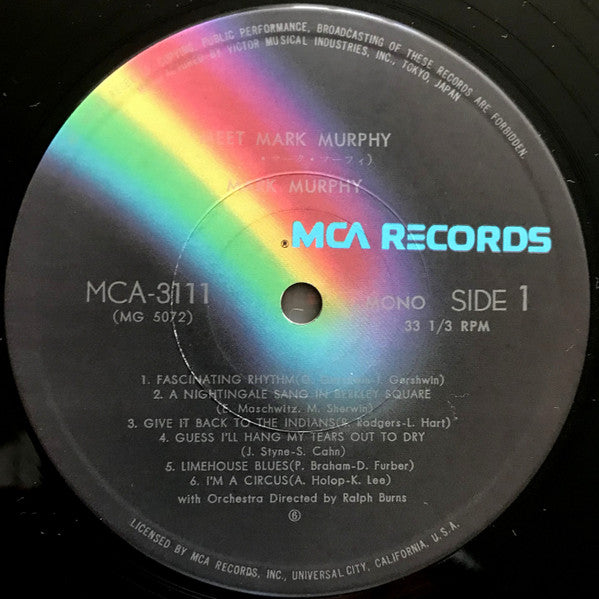Mark Murphy - Meet Mark Murphy (The Singing "M") (Vinyl, LP, Album,...