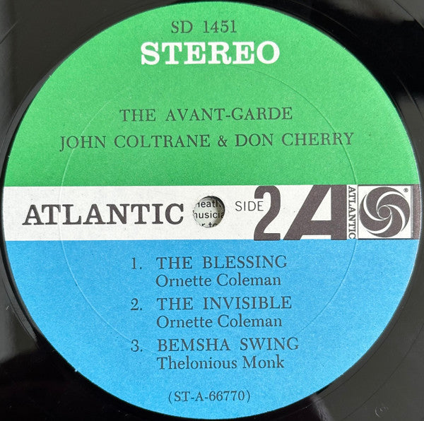 John Coltrane - The Avant-Garde (Vinyl, LP, Album, Stereo) Very Good (VG) / Very Good (VG)