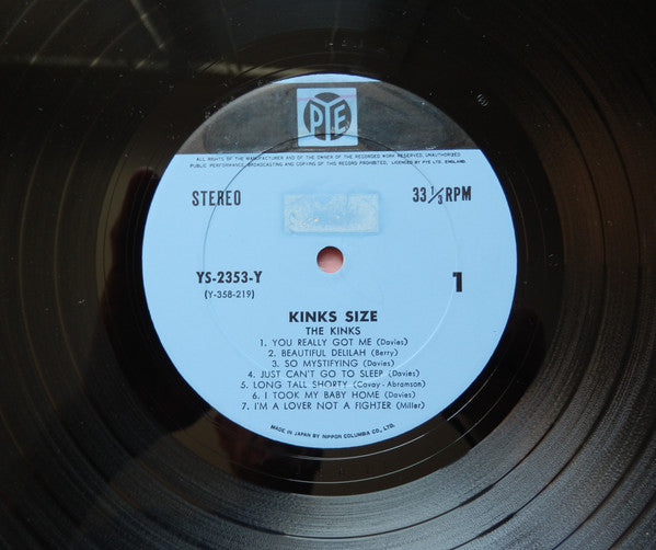 The Kinks - Kinks Size (Vinyl, LP, Album, Reissue, Stereo) Very Good (VG) / Very Good Plus (VG+)