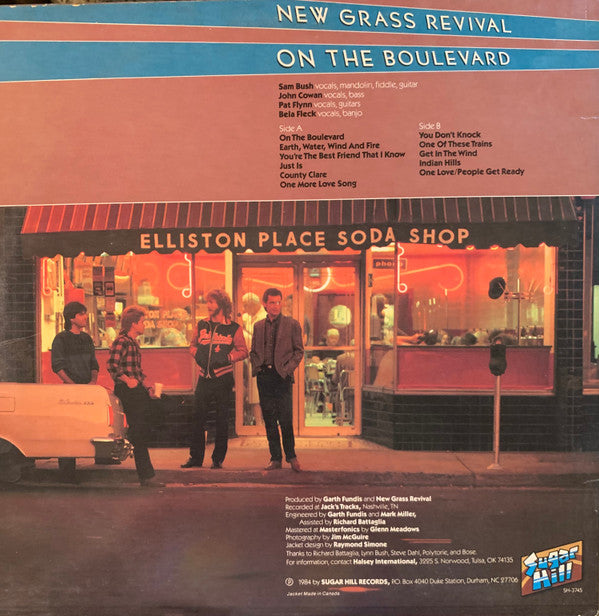 New Grass Revival - On The Boulevard (Vinyl, LP, Album) Very Good Plus (VG+) / Very Good Plus (VG+)