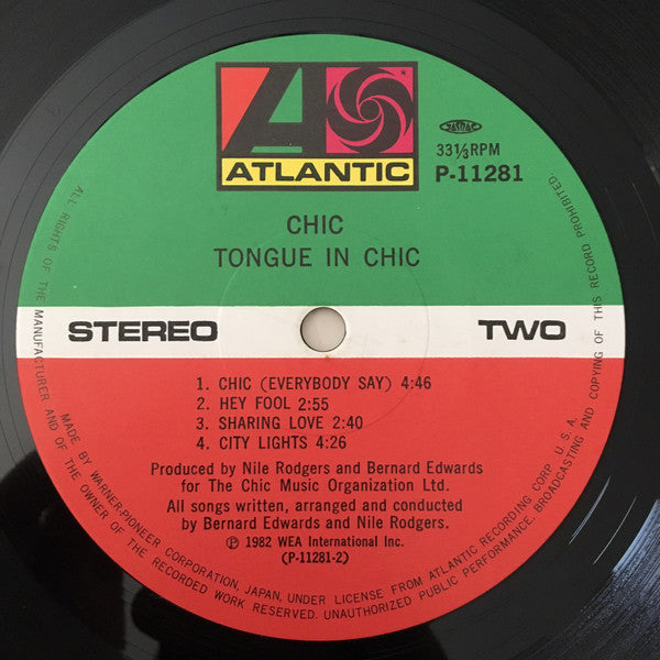 Chic - Tongue In Chic (Vinyl, LP, Album)
