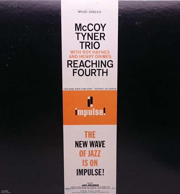 McCoy Tyner Trio - Reaching Fourth (Vinyl, LP, Album, Reissue, Stereo) Near Mint (NM or M-) / Very Good (VG)