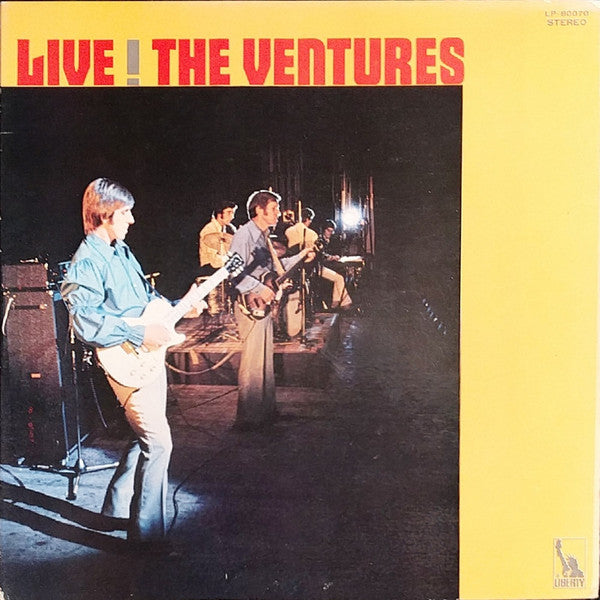 The Ventures - Live! (Vinyl, LP, Stereo) Very Good Plus (VG+) / Very Good Plus (VG+)