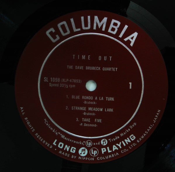 The Dave Brubeck Quartet - Time Out (Vinyl, LP, Album, Mono)