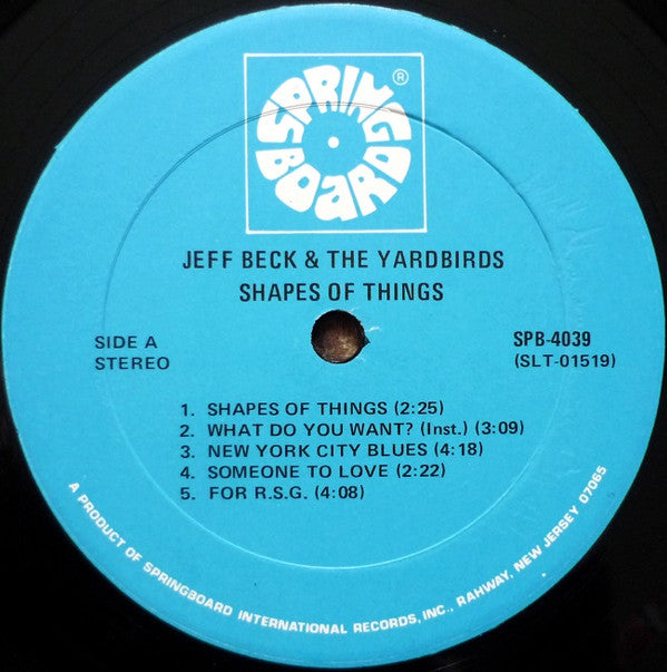 Jeff Beck - Shapes Of Things (Vinyl, LP, Compilation) Near Mint (NM or M-) / Near Mint (NM or M-)