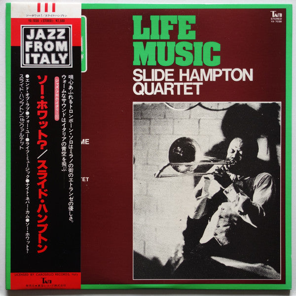 Slide Hampton Quartet - Life Music (Vinyl, LP, Album) Near Mint (NM or M-) / Very Good Plus (VG+)