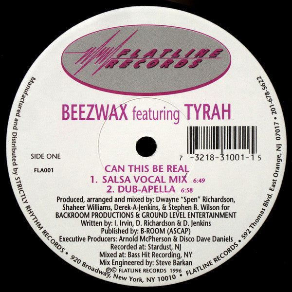 Beezwax - Can This Be Real (Vinyl, 12", 33 ⅓ RPM) Good Plus (G+) / Generic