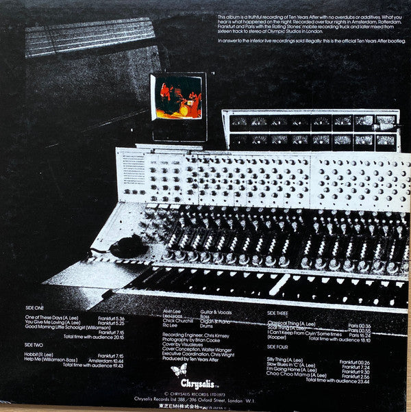 Ten Years After - Recorded Live (2xVinyl, LP, Reissue) Very Good Plus (VG+) / Very Good Plus (VG+)