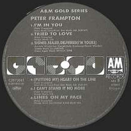 Peter Frampton - A&M Gold Series (Vinyl, LP, Compilation, Promo) Very Good Plus (VG+) / Very Good Plus (VG+)