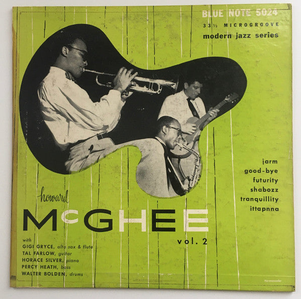 Howard McGhee - Howard McGhee Volume 2 (Vinyl, LP, 10", Album, Mono) Good Plus (G+) / Very Good (VG)
