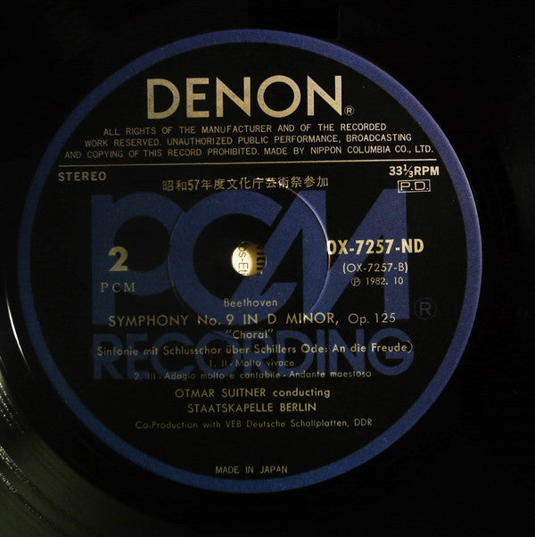 Ludwig van Beethoven - Symphony No. 9 Choral (2xVinyl, LP) Very Good Plus (VG+) / Very Good Plus (VG+)