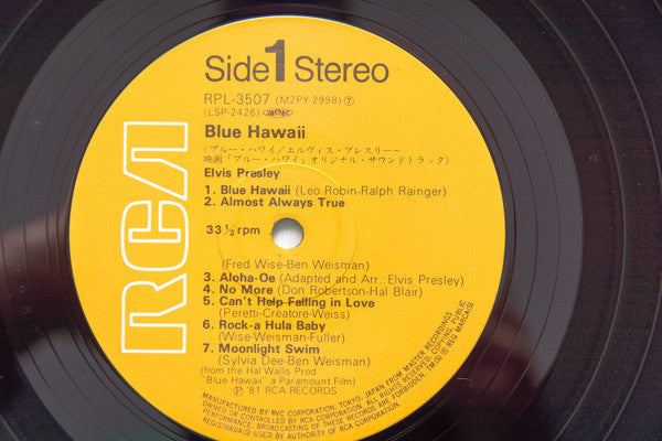 Elvis Presley - Blue Hawaii (Vinyl, LP, Album, Reissue, Stereo) Very Good Plus (VG+) / Very Good Plus (VG+)