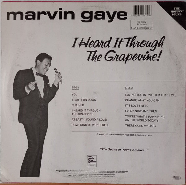 Marvin Gaye - I Heard It Through The Grapevine! (Vinyl, LP, Compilation, Stereo) Very Good Plus (VG+) / Very Good (VG)