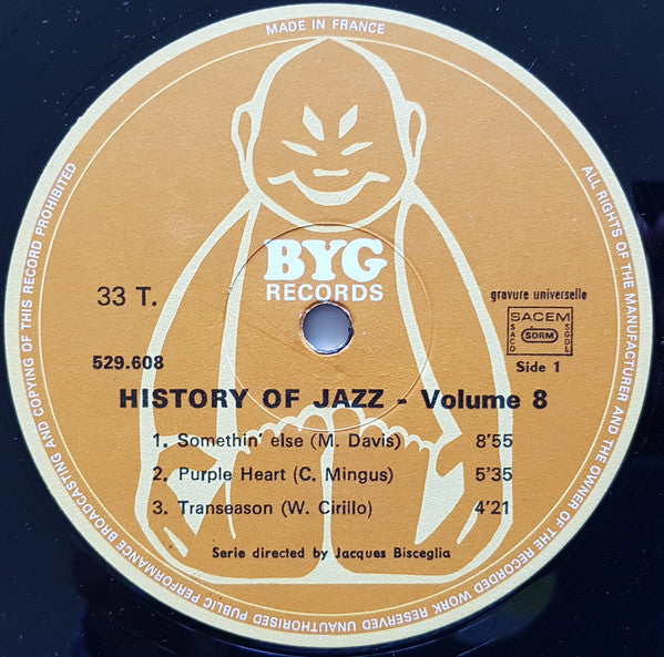 Various - History Of Jazz Vol.8 (Vinyl, LP, Compilation) Very Good Plus (VG+) / Very Good Plus (VG+)