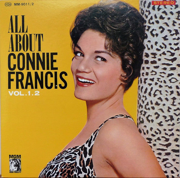Connie Francis - All About Connie Francis Vol. 1, 2 (2xVinyl, LP, Compilation, Reissue, Stereo) Very Good Plus (VG+) / Very Good Plus (VG+)