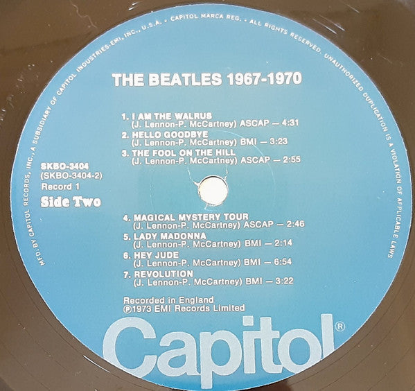 The Beatles - 1967-1970 (2xVinyl, LP, Compilation, Mispress, Reissue) Good Plus (G+) / Good Plus (G+)