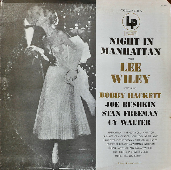 Lee Wiley - Night In Manhattan (Vinyl, LP, Mono, Reissue) Very Good (VG) / Very Good (VG)