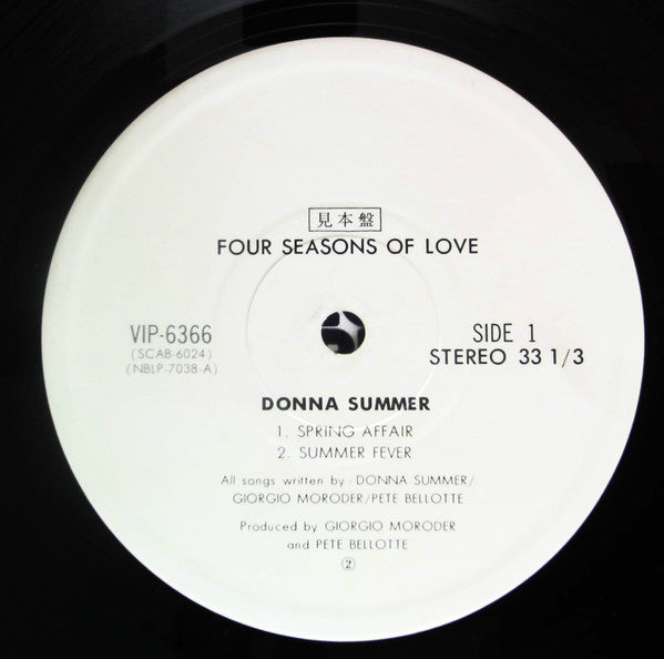 Donna Summer - Four Seasons Of Love (Vinyl, LP, Album, Promo) Very Good Plus (VG+) / Very Good (VG)