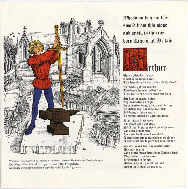 Rick Wakeman - The Myths And Legends Of King Arthur And The Knights Of The Round Table (Vinyl, LP, Album, Promo) Very Good (VG) / Very Good (VG)
