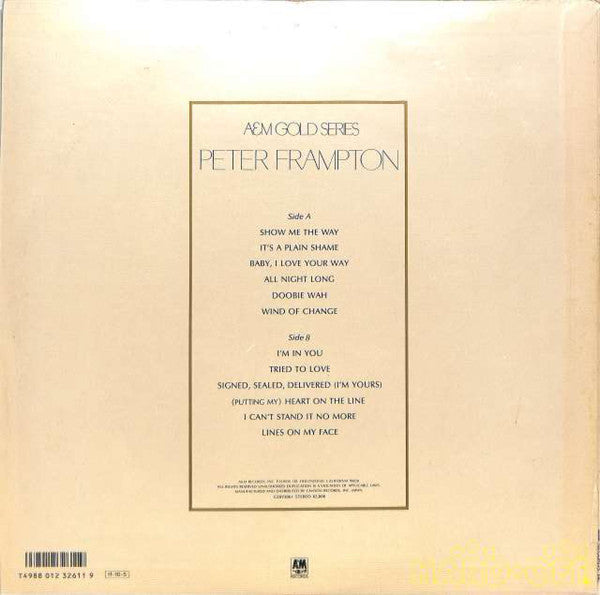 Peter Frampton - A&M Gold Series (Vinyl, LP, Compilation, Promo) Very Good Plus (VG+) / Very Good Plus (VG+)